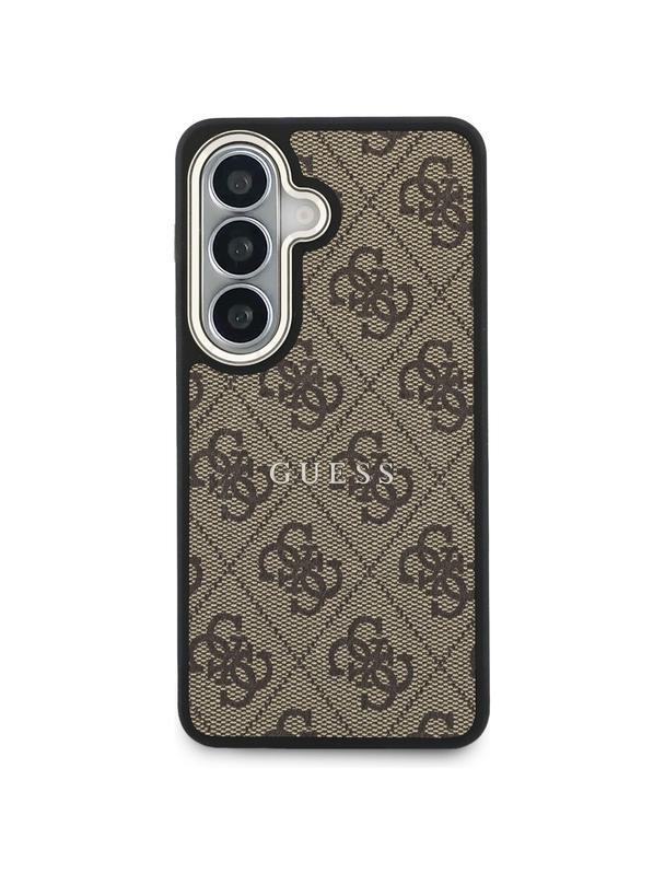 GUESS futerał do SAMSUNG S26 Plus GUHMS26MP4MSEGCW (4G Embossed Ring MagSafe) brązowy