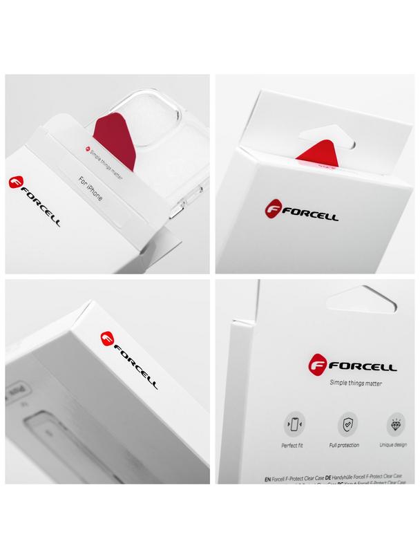 Etui na iPhone 15 PLUS Forcell F-Protect Clear Case transparentne