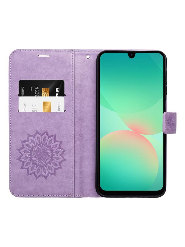 Kabura MEZZO Book do XIAOMI Redmi Note 14 5G mandala fioletowy