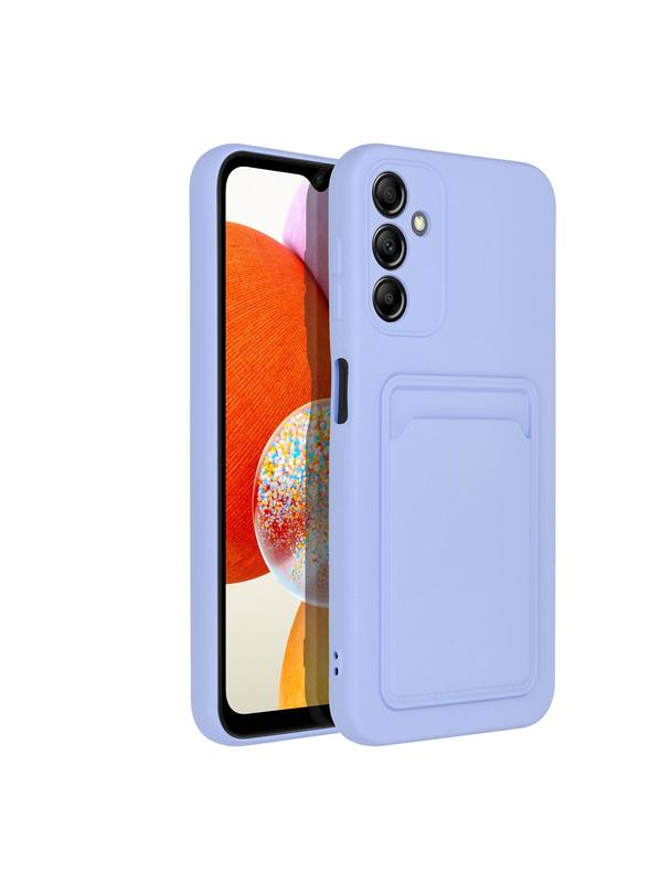Futerał CARD CASE do SAMSUNG A14 5G / A14 4G fioletowy