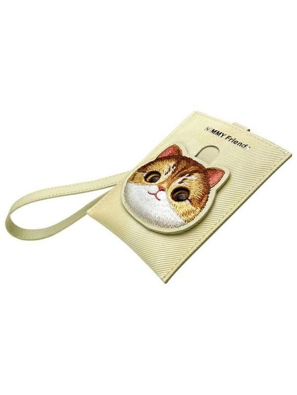 NIMMY portfel na karty BIG EYED PET 2.0 Cat khaki