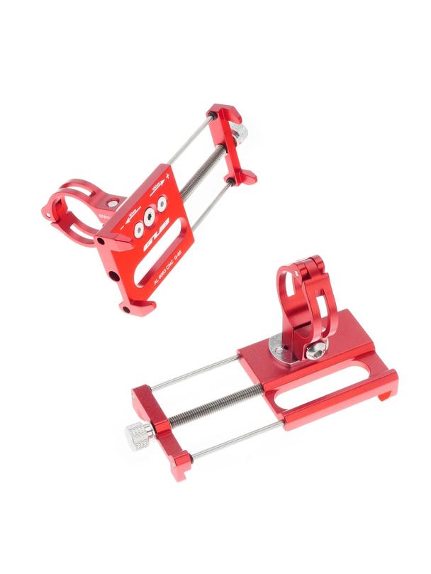 GUB uchwyt rowerowy na kierownicę G85 Aluminium czerwony