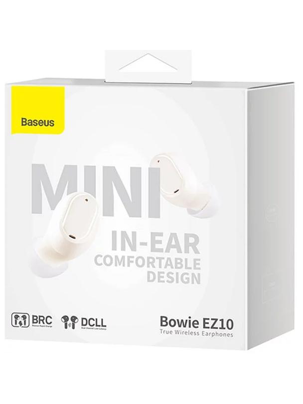 BASEUS słuchawki bezprzewodowe bluetooth TWS Bowie EZ10 A00054300226-Z1 białe