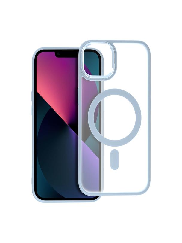 Futerał MATTE MAG COVER kompatybilny z MagSafe do IPHONE 13 niebieski