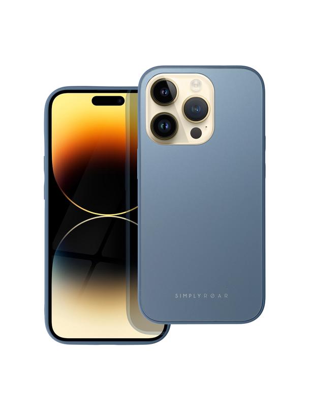 ROAR futerał MATTE GLASS do IPHONE 14 Pro niebieski