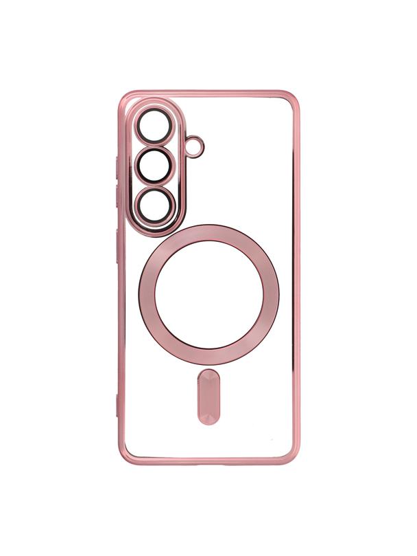 Futerał do Samsung S26 Electro Mag Cover zgodny z MagSafe złoty róż