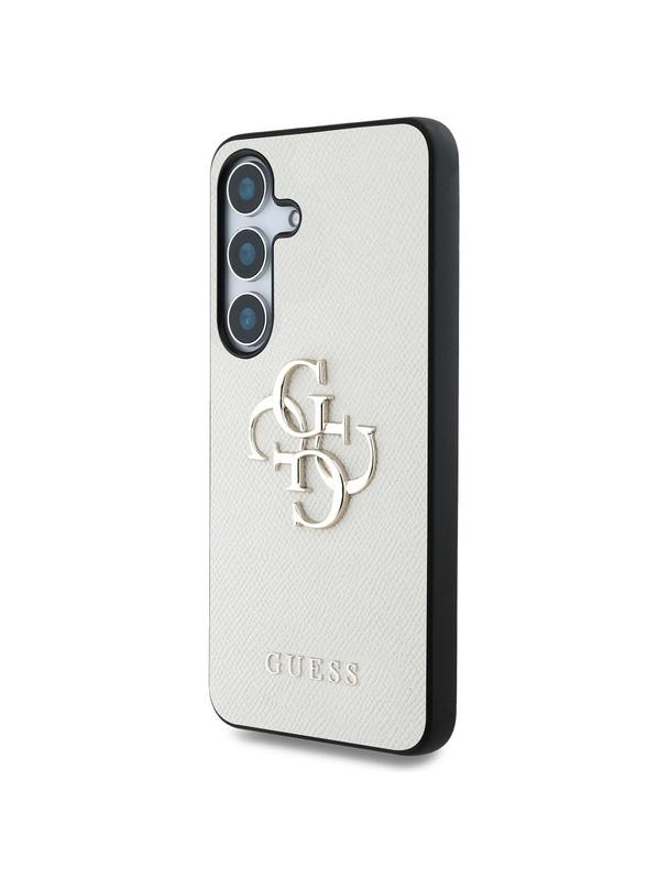 GUESS futerał do SAMSUNG S25 GUHCS25SPGT4MBE (PU Grained Big 4G and Classic Logo) beżowy