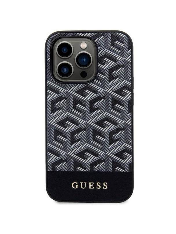 GUESS futerał do IPHONE 14 Pro GUHMP14LHGCFSEK (MAG GCUBE) czarny