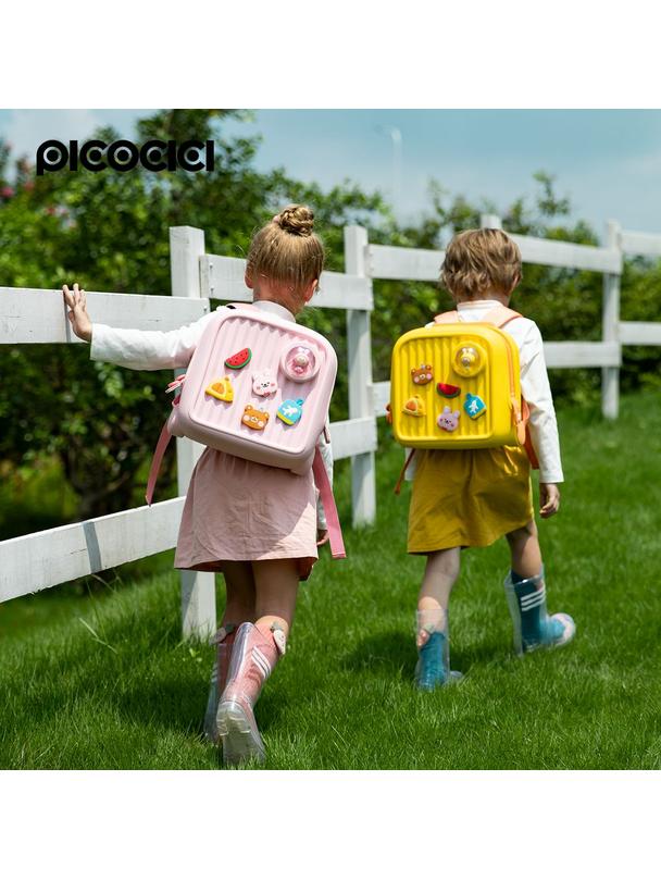 PICOCICI Mały plecak dla dzieci podróżny K33 żółty