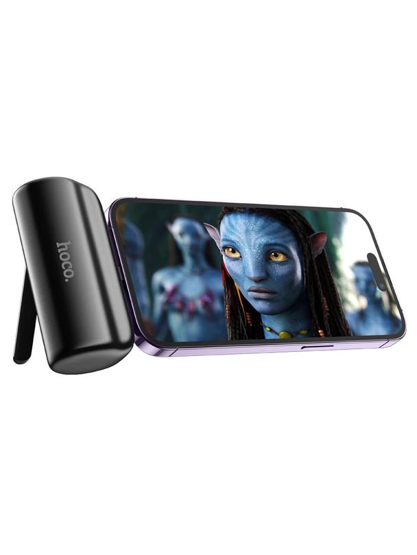 Powerbank Hoco 5000 mAh 2A z wbudowanym złączem Lightning J106 czarny