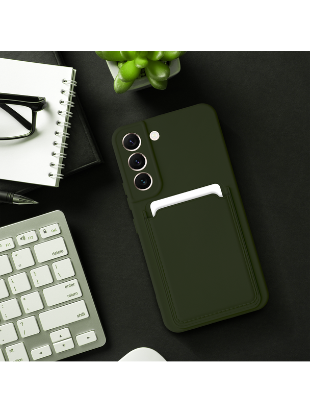 Futerał CARD CASE do SAMSUNG A25 5G zielony