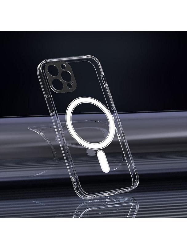 Futerał CLEAR MAG COVER z ochroną aparatu kompatybilny z MagSafe do IPHONE 13 transparentny