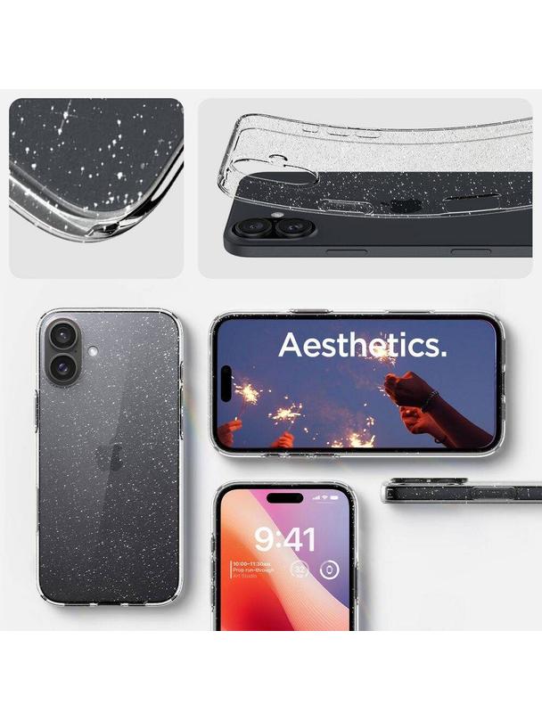 SPIGEN futerał LIQUID CRYSTAL do IPHONE 16 Plus glitter crystal
