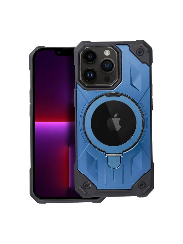 Futerał ARMOR MAG COVER kompatybilny z MagSafe do IPHONE 13 Pro Max niebieski