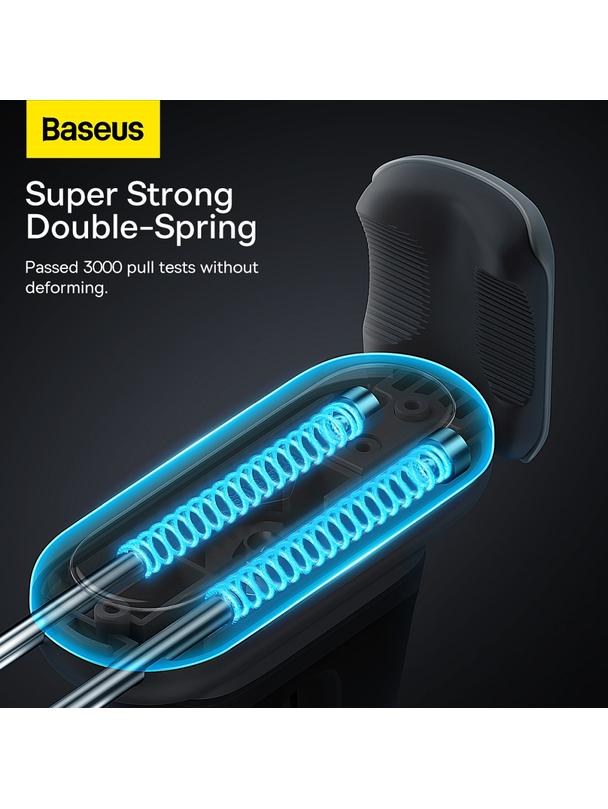 BASEUS uchwyt samochodowy do kratki z podwójnym mocowaniem SUGP000001 czarny