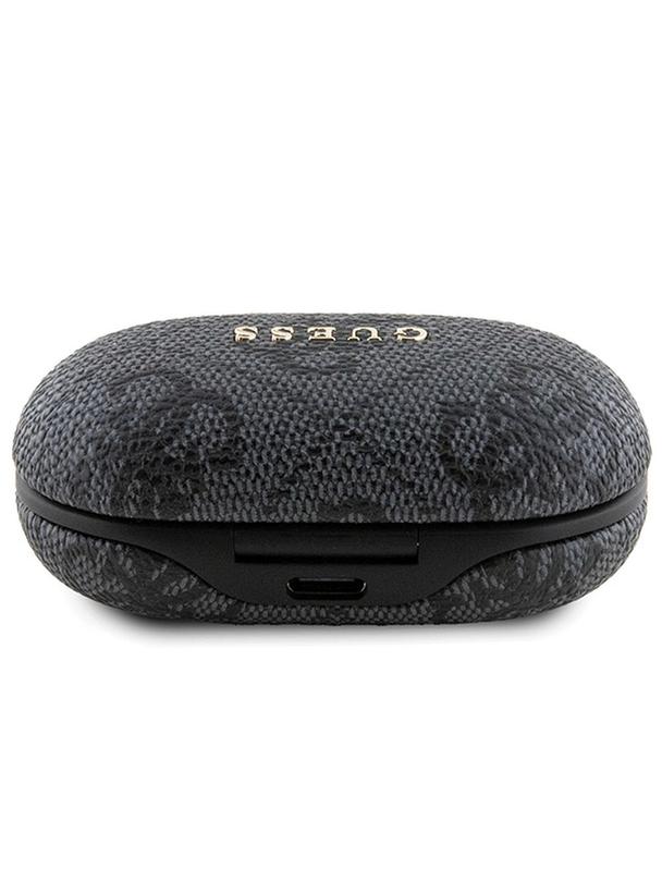 GUESS słuchawki bezprzewodowe bluetooth TWS ENC + stacja dokująca GUTWSP4EGK (4G Metal) czarne