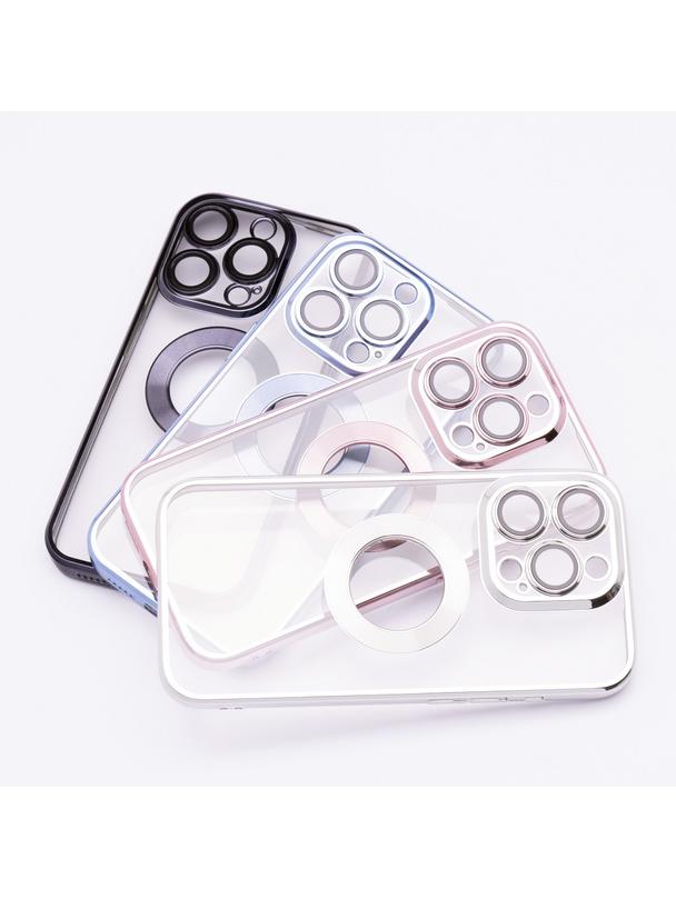 Futerał GLAM do IPHONE 16 Pro srebrny