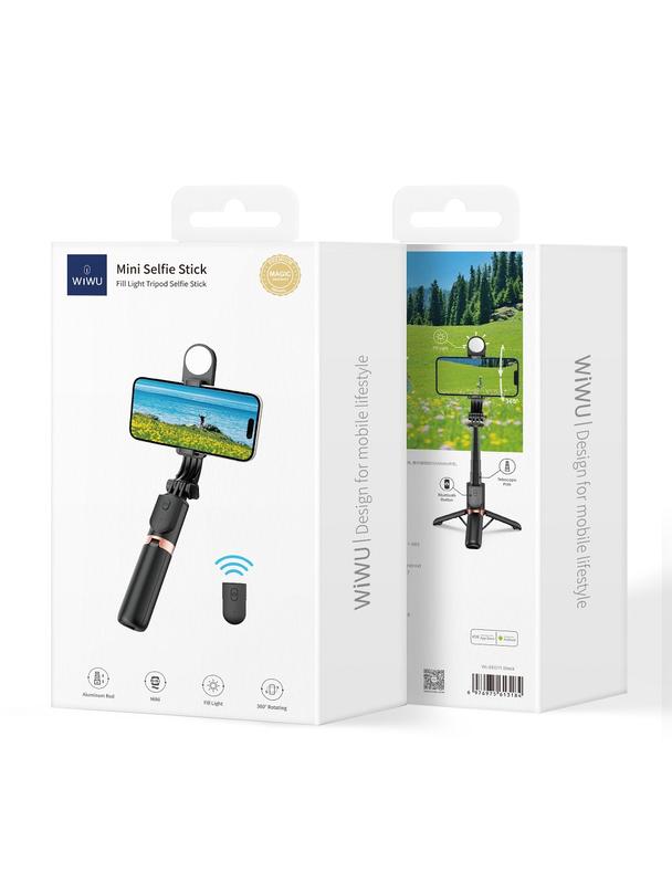 WiWU - Mini selfie stick Wi-SE011 z funcją tripoda