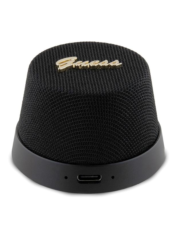 Głośnik bluetooth Guess Magnetic Script Metal GUWSC3ALSMK czarny
