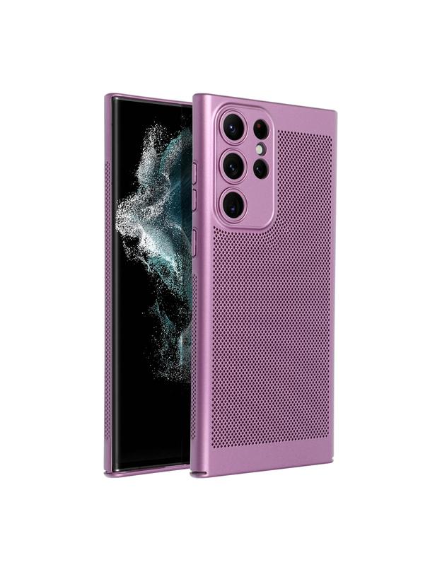 Futerał BREEZY do SAMSUNG S22 Ultra fioletowy