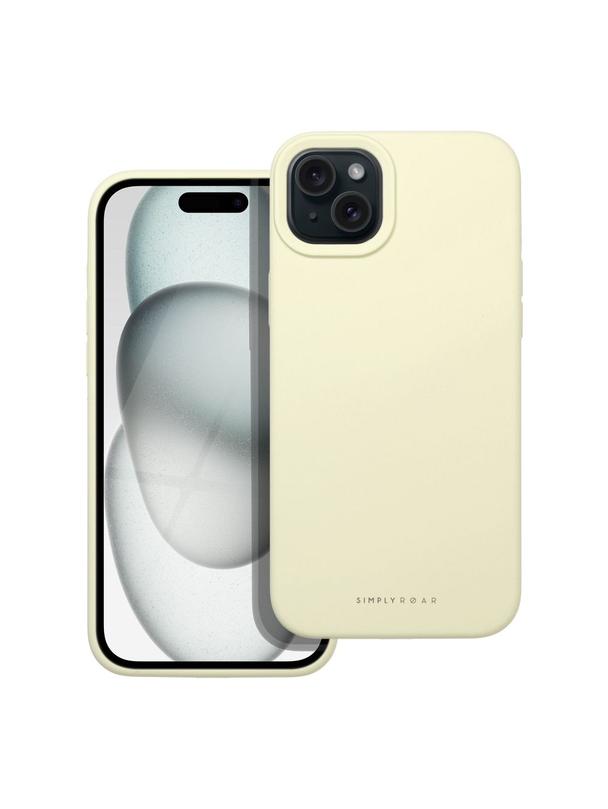 ROAR futerał CLOUD SKIN do IPHONE 15 Plus Jasnożółty