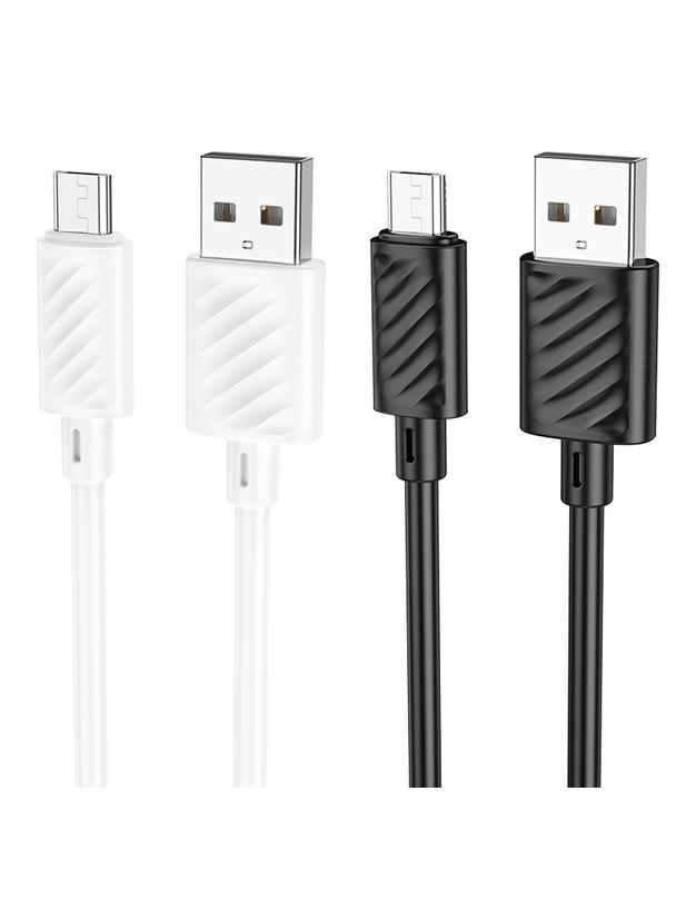 Kabel USB A do Micro USB Hoco 2,4A 2 m X88 biały
