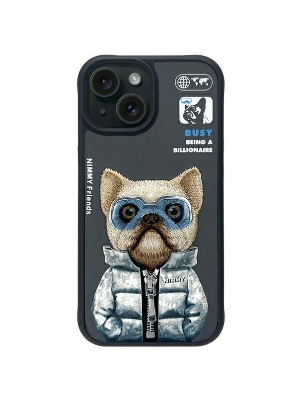 NIMMY futerał COOL&CUTE 2.0 Dog do IPHONE 15 czarny