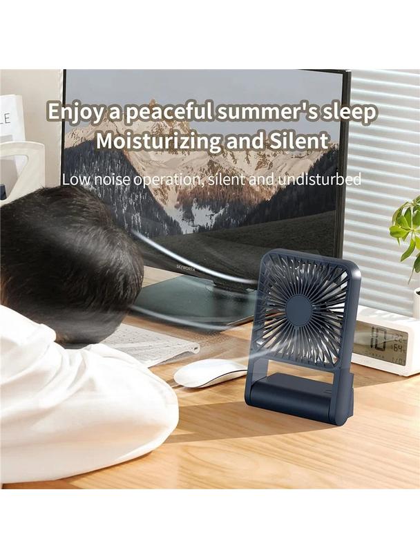 Wentylator / wiatrak biurkowy HX-123 ciemny niebieski