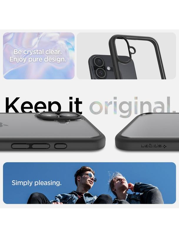 SPIGEN futerał ULTRA HYBRID do IPHONE 16 Plus matte black