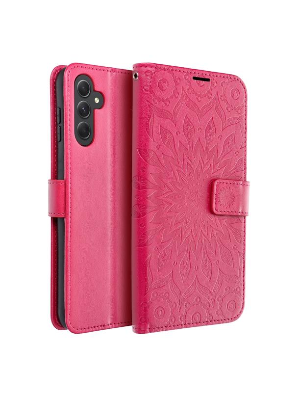 Kabura MEZZO Book do SAMSUNG A14 4G / A14 5G  mandala magenta