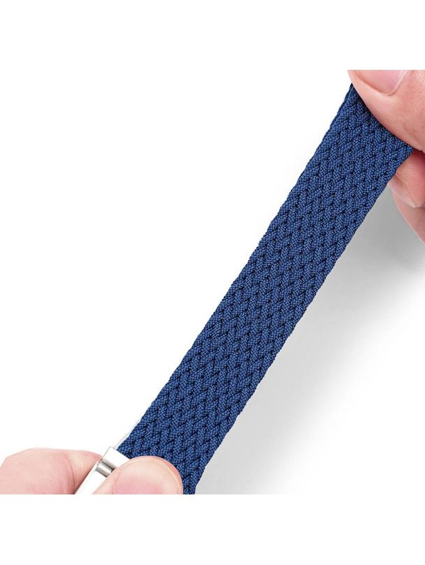 DUX DUCIS pasek MIXTURE II pleciony do Apple Watch 42 / 44 / 45 mm niebieska