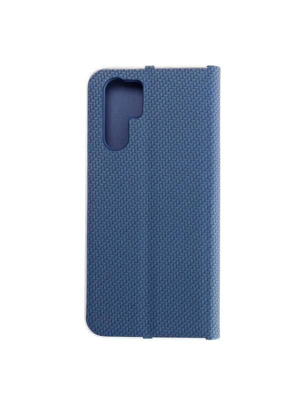 Kabura LUNA Book Carbon do HUAWEI P30 Pro niebieski