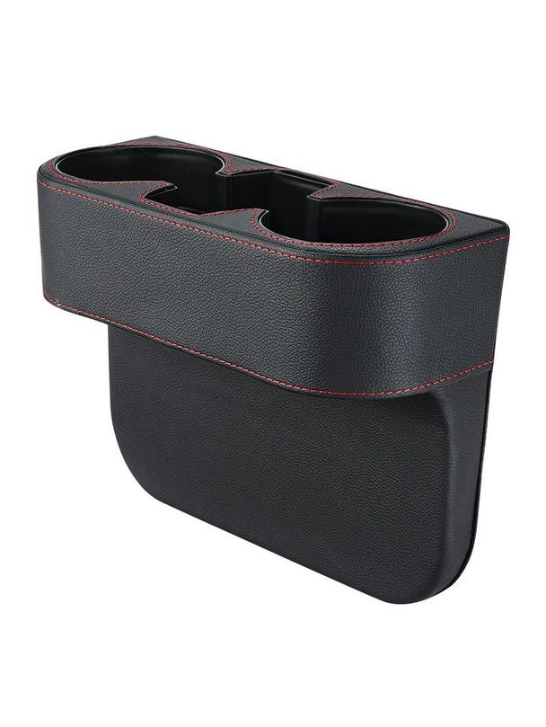 Uchwyt na kubki między fotele czarny