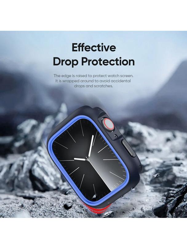 DUX DUCIS futerał BAMO do Apple Watch serii 10 42 mm czarno niebieski