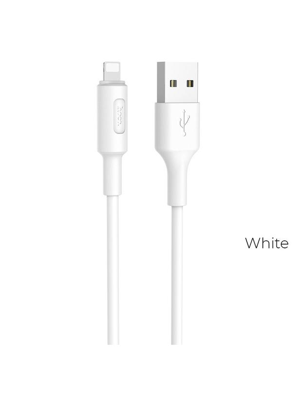 Kabel USB A do Lightning Hoco 2A 1 m X25 biały