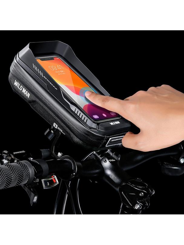 WILDMAN sakwa rowerowa na kierownicę na zamek 0,5L (4" - 7") XT3S czarna