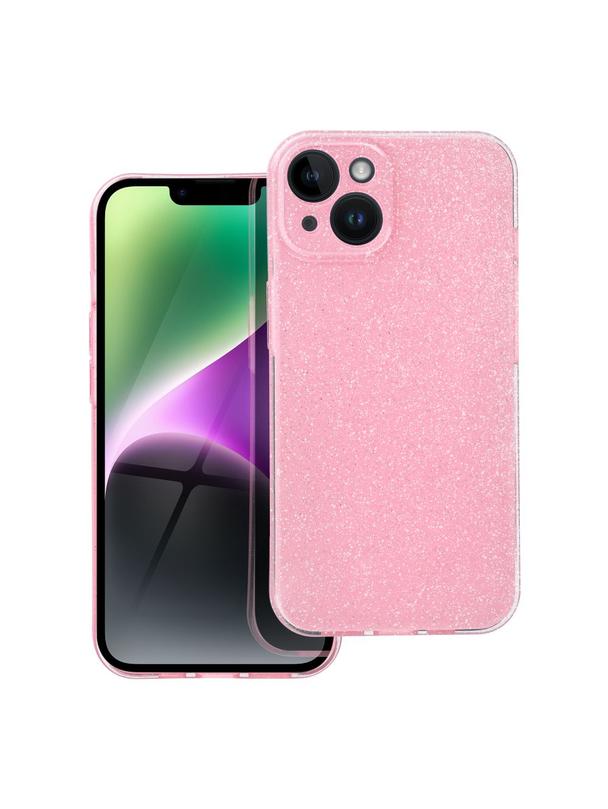 Futerał CLEAR CASE 2 mm BLINK do IPHONE 14 różowy