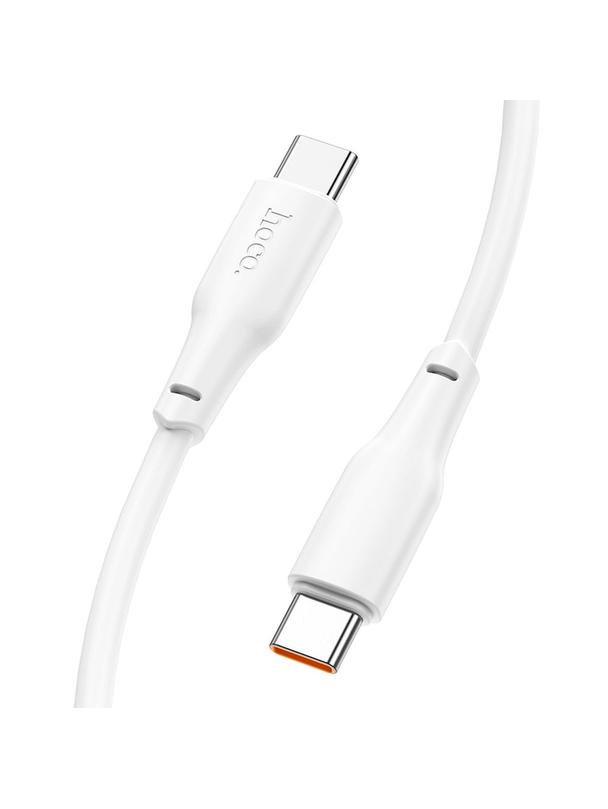 Kabel USB C do USB C Hoco 3A 100W 1 m X93 biały