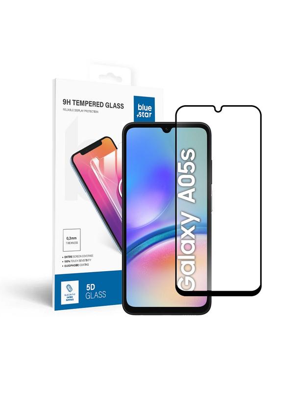 Szkło hartowane do Samsung Galaxy A05s (full glue / case friendly) Blue Star 5D czarne