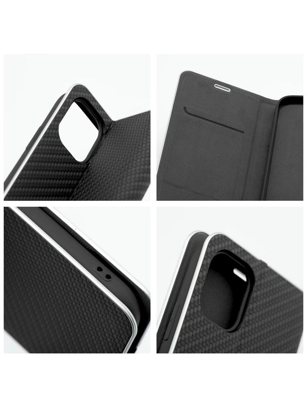 Kabura LUNA Book Gold do IPHONE 16e (SE 4 2025) czarny