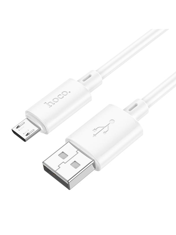 Kabel USB A do Micro USB Hoco 2,4A 1 m X88 biały