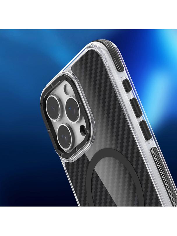 Futerał FIBER kompatybilny z MagSafe do XIAOMI Redmi Note 15 Pro 5G czarny