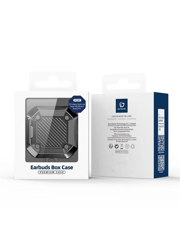 DUX DUCIS futerał SECG ochronny na Samsung Galaxy Buds Live/Buds PRO/Buds2/Buds2 Pro czarny