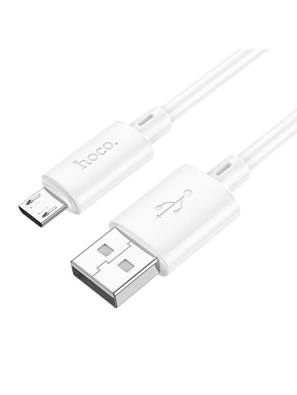 Kabel USB A do Micro USB Hoco 2,4A 2 m X88 biały