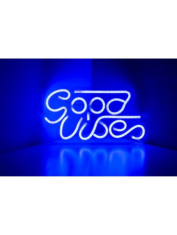 NEON NA ŚCIANĘ LED na USB - Good vibes 2 model