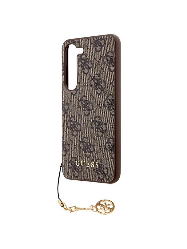 GUESS futerał do SAMSUNG S24 GUHCS24SGF4GBR (4G Charm) brązowy