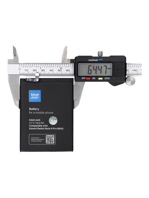 Bateria do Xiaomi Redmi Note 9 Pro (BN52) 5020 mAh Blue Star