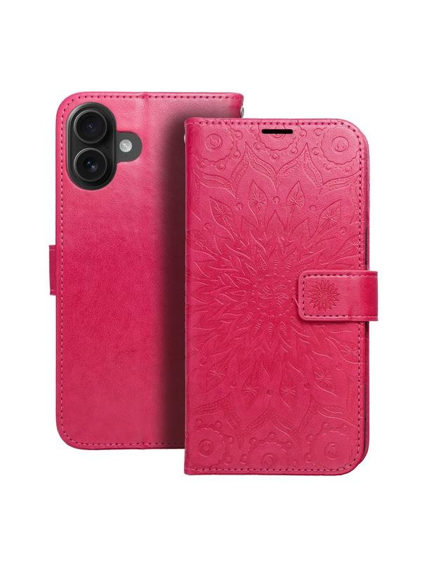 Kabura MEZZO Book do IPHONE 16 Plus mandala magenta