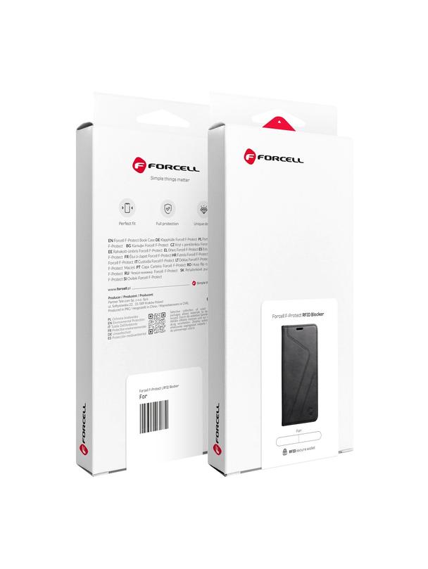 Pokrowiec na Samsung S24 ULTRA Forcell F-Protect RFID Blocker Book czarny