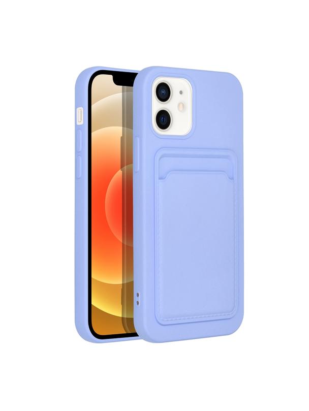 Futerał CARD CASE do IPHONE 12 fioletowy